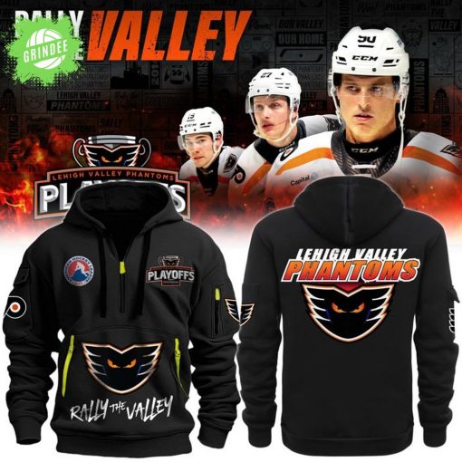 Phantoms “Rally The Valley” Black Quarter-Zip Hoodie