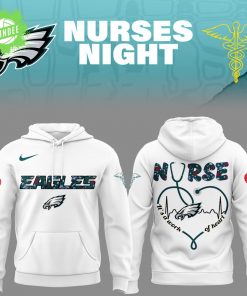 Philadelphia Eagles Nurses Appreciation 2025 Hoodie