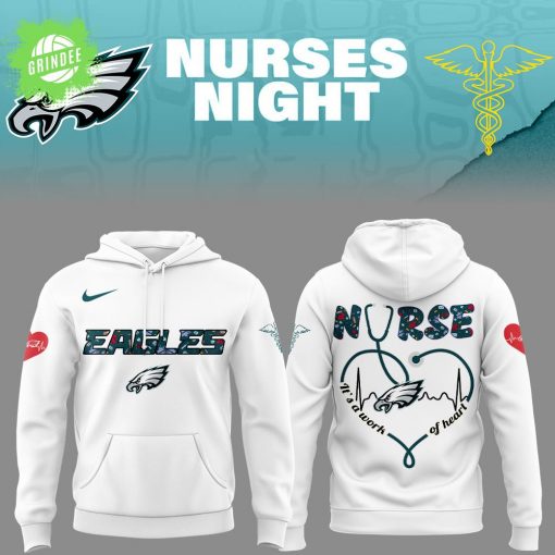 Philadelphia Eagles Nurses Appreciation 2025 Hoodie