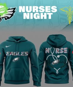 Philadelphia Eagles Nurses Night Appreciation 2025 Hoodie