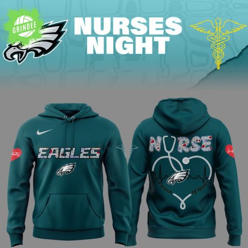 Philadelphia Eagles Nurses Night Appreciation 2025 Hoodie