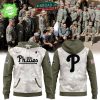 Milwaukee Brewers Armed Forces Day Hoodie 2025 – Special Beige/Olive Drop