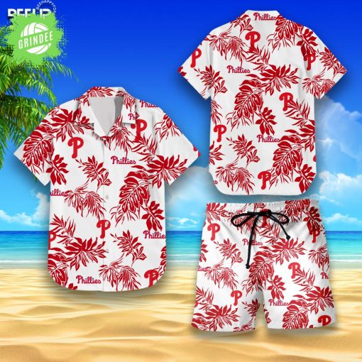 Philadelphia Phillies Hawaiian Shirt & Shorts Set