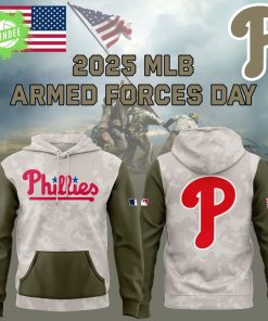 Philadelphia Phillies MLB Armed Forces Day 2025 Hoodie