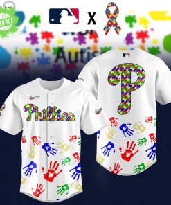 Philadelphia Phillies MLB Autism Awareness Special Edition 2025 Baseball Jersey