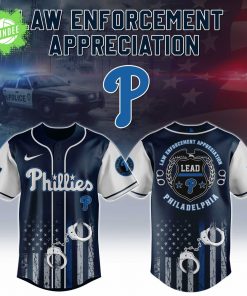 Philadelphia Phillies MLB Law Enforcement Appreciation Day Limited Edition Jersey