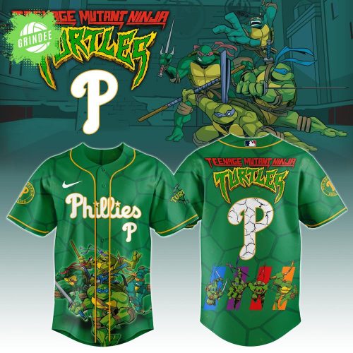 Philadelphia Phillies MLB x Ninja Turtles Jersey Editions Limited – TMNT Baseball Crossover