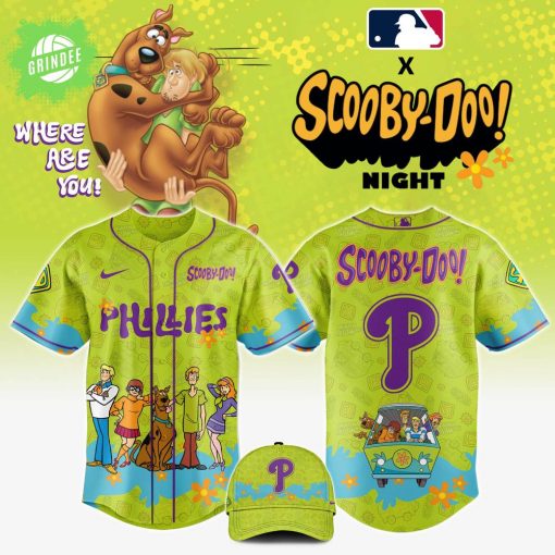 Philadelphia Phillies MLB x Scooby Doo Baseball Jersey Editions Limited – Cartoon x Baseball Crossover