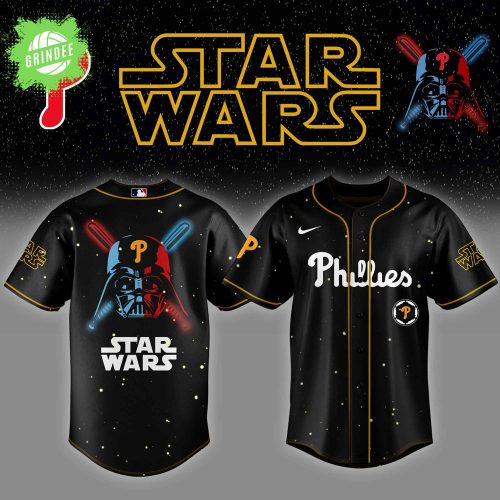 Philadelphia Phillies MLB x Star Wars Jersey Editions Limited 2025 – Sci-Fi MLB Baseball Jersey