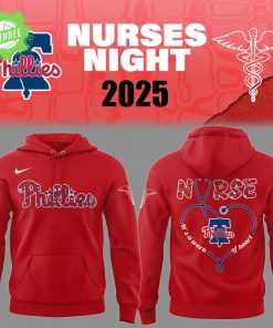 Philadelphia Phillies Nurses Night Red Hoodie
