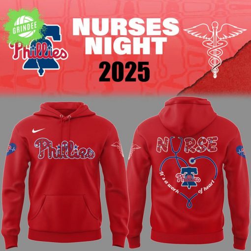 Philadelphia Phillies Nurses Night Red Hoodie