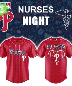 Philadelphia Phillies Nurses Red Baseball Jersey Combo