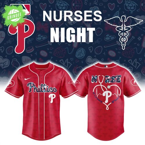 Philadelphia Phillies Nurses Red Baseball Jersey Combo