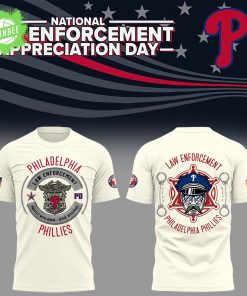 Philadelphia Phillies x Law Enforcement Appreciation Day 2025 T-Shirt