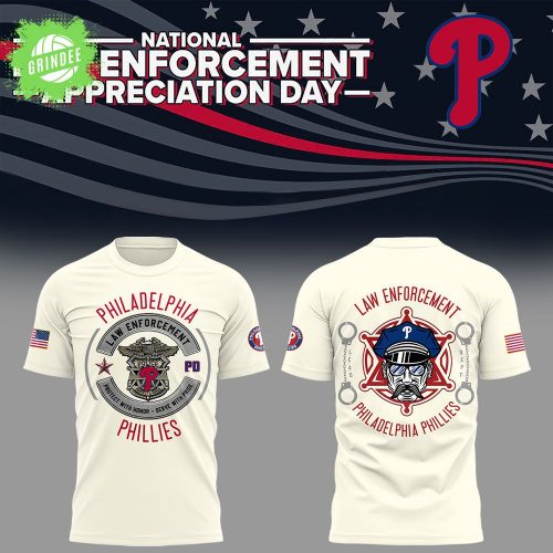 Philadelphia Phillies x Law Enforcement Appreciation Day 2025 T-Shirt