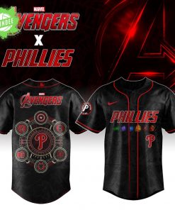 Philadelphia Phillies x Marvel Avengers Night Baseball Jersey Editions Limited – Superhero x MLB Crossover