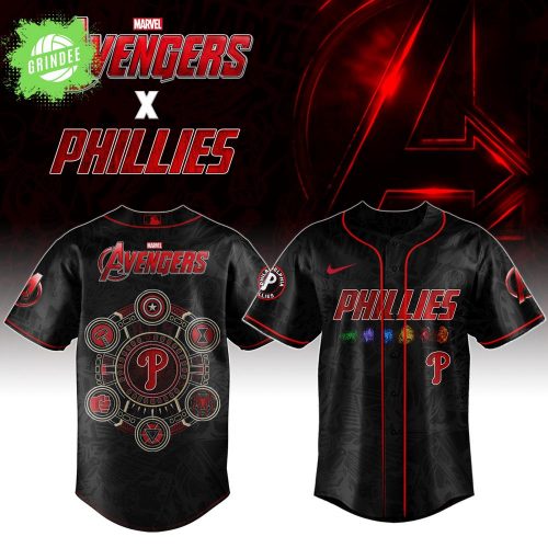 Philadelphia Phillies x Marvel Avengers Night Baseball Jersey Editions Limited – Superhero x MLB Crossover