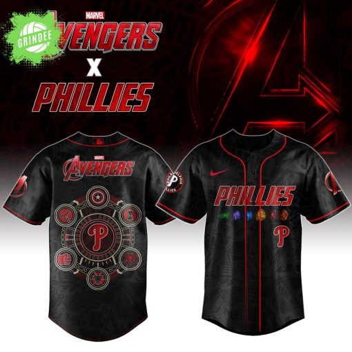 Philadelphia Phillies x Marvel Avengers Night Baseball Jersey Editions Limited – Superhero x MLB Crossover