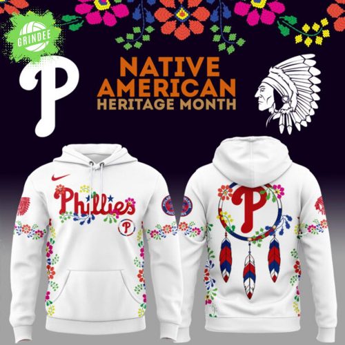 Philadelphia Phillies x Native American Heritage 2025 Hoodie – Tribal Edition