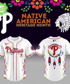 Philadelphia Phillies x Native American Heritage Night 2025 Baseball Jersey