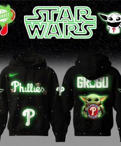 Philadelphia Phillies x Star Wars Baby Yoda Hoodie – Galactic Baseball Night Hoodie