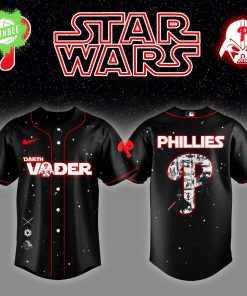 Philadelphia Phillies x Star Wars Darth Vader Night Jersey – Sith MLB Edition
