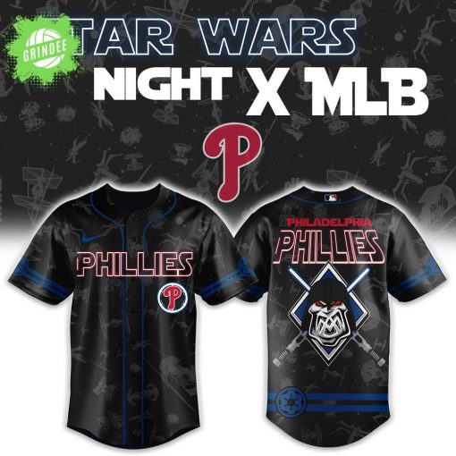 Philadelphia Phillies x Star Wars Night 2025 Baseball Jersey – Sci-Fi Crossover MLB Apparel