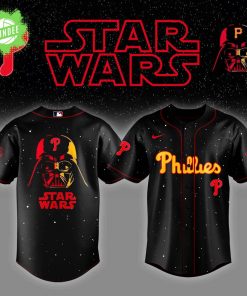 Philadelphia Phillies x Star Wars Night Baseball Jersey Editions Limited – Exclusive MLB x Sci-Fi Apparel