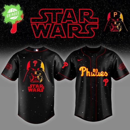 Philadelphia Phillies x Star Wars Night Baseball Jersey Editions Limited – Exclusive MLB x Sci-Fi Apparel