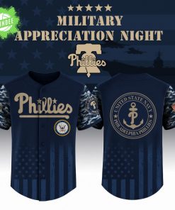 Philadelphia Phillies x U.S. Navy Appreciation Night Special Edition 3D Baseball Jersey