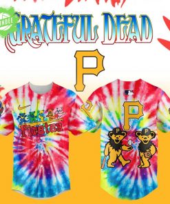 Pittsburgh Pirates Grateful Dead Night Baseball Jersey Limited
