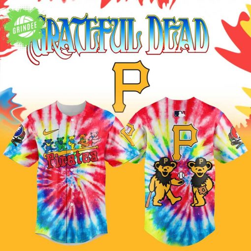 Pittsburgh Pirates Grateful Dead Night Baseball Jersey Limited