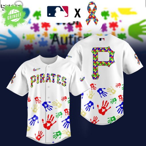 Pittsburgh Pirates MLB Autism Awareness Special Edition 2025 Baseball Jersey