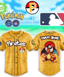 Pittsburgh Pirates x Pokémon Go Charizard Combo Baseball Jersey – Limited Edition