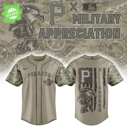 Pittsburgh Pirates x U.S Veteran Military Tribute 2025 Baseball Jersey