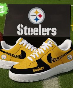Pittsburgh Steelers Personalized AForce1 Sneakers Gift for Fans
