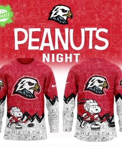 Portland Winterhawks 75th Anniversary Peanuts Hockey Jersey