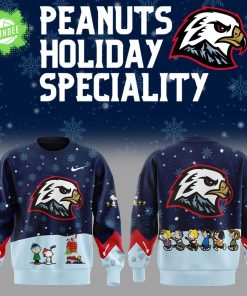 Portland Winterhawks Peanuts & Snoopy Navy Nike Sweatshirt