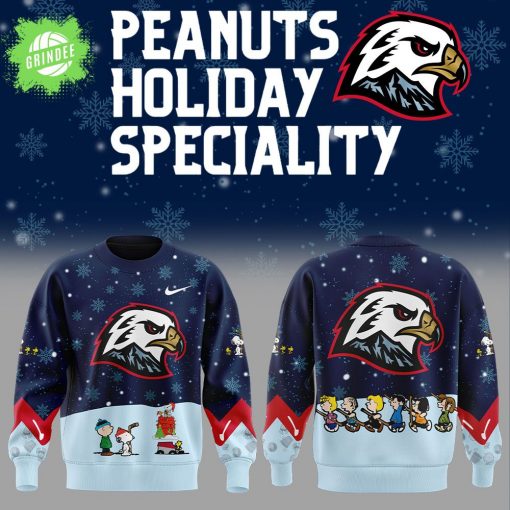 Portland Winterhawks Peanuts & Snoopy Navy Nike Sweatshirt