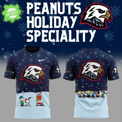 Portland Winterhawks Peanuts & Snoopy Navy Nike T-Shirt