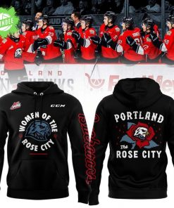 Portland Winterhawks “The Rose City” 2025 Black Hoodie