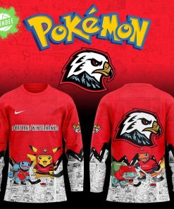 Portland Winterhawks x Pokémon Red Hockey Jersey – New Release