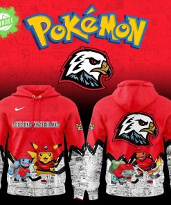 Portland Winterhawks x Pokémon Red Hoodie – New Limited Edition