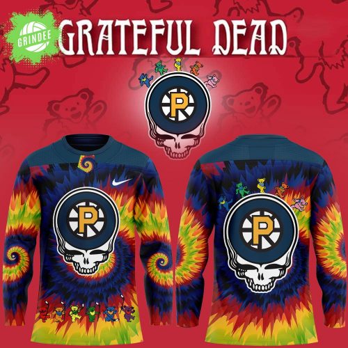 Providence Bruins Grateful Dead Uniform Hockey Jersey – Limited Edition Music x NHL