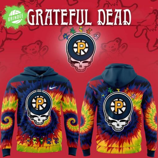 Providence Bruins Grateful Dead Uniform Hoodie – Rock x NHL Special Edition