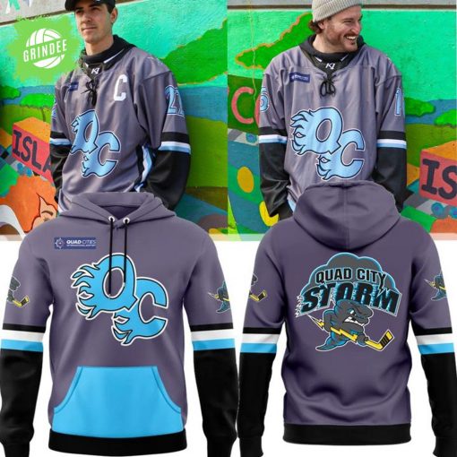 Quad City Storm Hockey Town QC Hoodie 2025 Limited Edition – NHL Fan Apparel