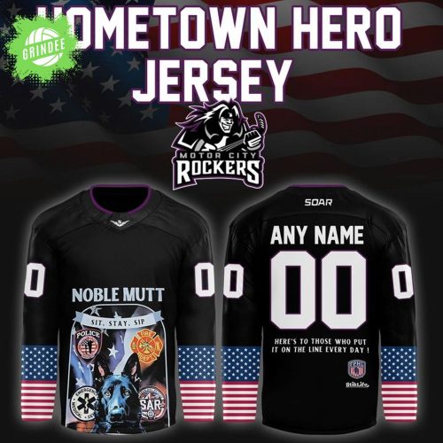 Rockers x Home Town Hero Hockey Jersey 2025 Limited Edition – NHL Tribute Jersey