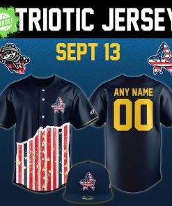 Rocket City Trash Pandas x Patriotic Night 2025 Baseball Jersey