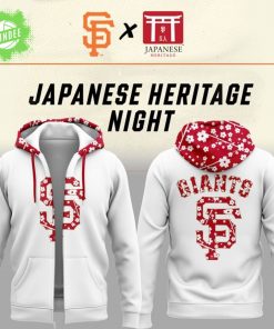 SF Giants Japanese Heritage Zip Hoodie – Limited Edition – Collector’s Edition MLB Heritage Apparel