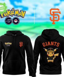 SF Giants x Pikachu Limited Edition Black Hoodie – Pokémon x MLB Crossover
